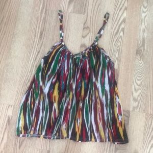 Torn multicolored great looking tank top!!
